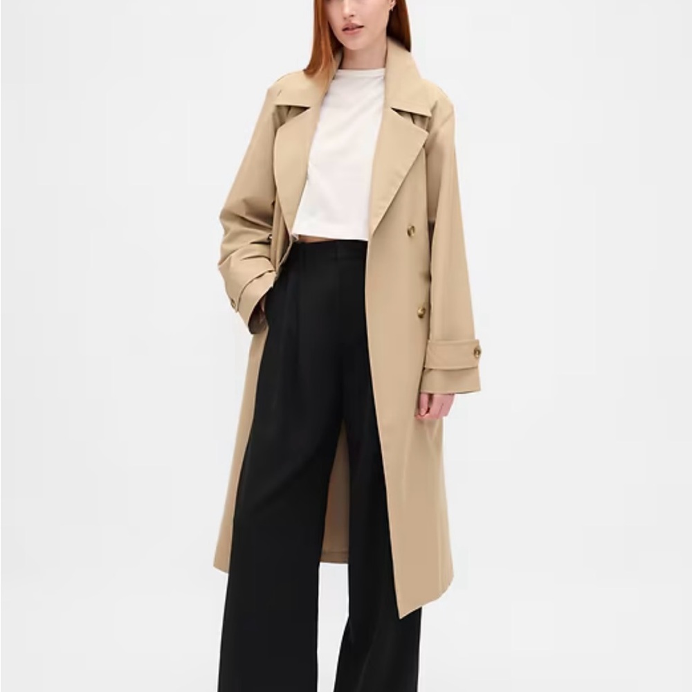 GAP Women's Black Pleated Trousers